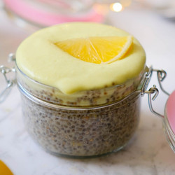 Lemon Cream Chia Pudding