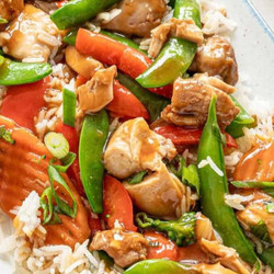 Crock Pot Honey Bourbon Chicken