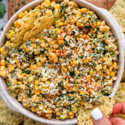 Easy Mexican Street Corn Dip