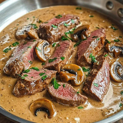 Beef Stroganoff À La Alain Ducasse