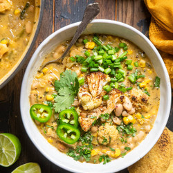 Creamy Vegan White Chili