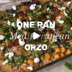 Mediterranean Baked Orzo