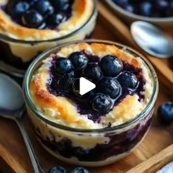Baked Blueberry Cottage Cheese Breakfast Bowls