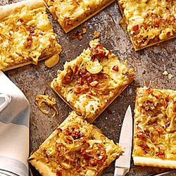Einfacher Zwiebelkuchen