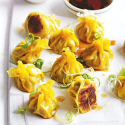 Ham, Ginger &amp; Spring Onion Dumplings