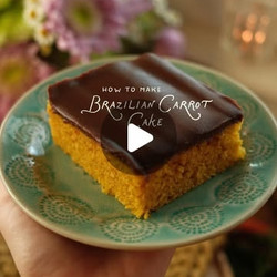 Brazilian Carrot Cake 🇧🇷🥕