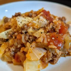 Crockpot Cabbage Roll Casserole