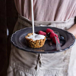 Oatmeal Chocolate Chip Cookie's 'n' Milk Breakfast Cups.