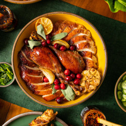 Hot Honey Turkey With Sweet &amp; Spicy Gravy
