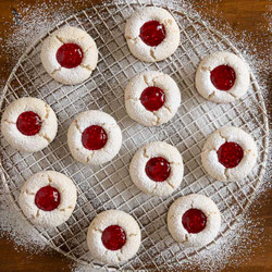 Ridiculously Easy Italian Raspberry Jam Amaretti Cookies