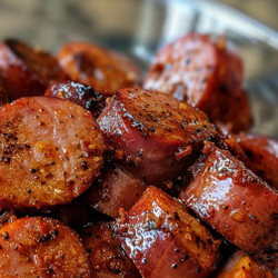 Slow Cooker Spicy Sriracha Kielbasa Bites