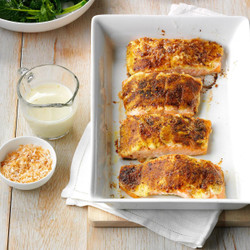 Jamaican Salmon With Coconut Cream Sauce