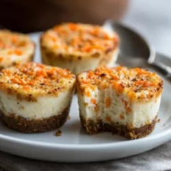 Carrot Cottage Cheesecake Cups