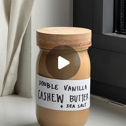 Double Vanilla Cashew Butter With Sea Salt