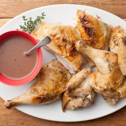 Broiled, Butterflied Chicken