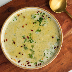 High Protein Asparagus Soup With Cottage Cheese