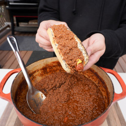 Smoked Chili Hot Dog