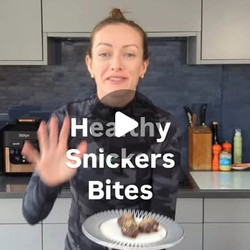 Healthy Snickers Bites