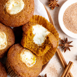 Pumpkin Cream Cheese Muffins