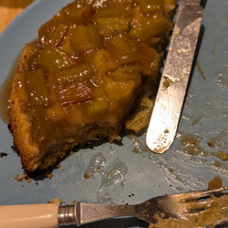 Rhubarb Upside-Down Cake