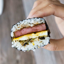 Spam Musubi With Egg And Furikake