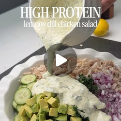 High Protein Cucumber Chicken Salad