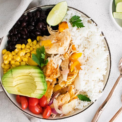 Instant Pot Chicken Fajita Bowls