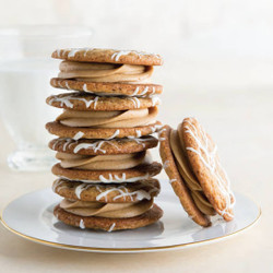Café Au Lait Sandwich Cookies