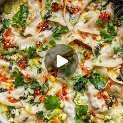 One Pan Sweet Corn Coconut Dumplings
