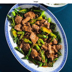Stir-Fried Beef and Gai Lan