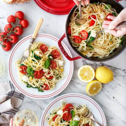 Linguine With Lemon &amp; Tomatoes