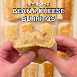 Frozen Bean &amp; Cheese Burritos