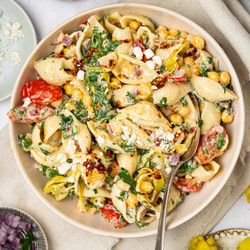 Vegan Spicy Pasta Salad