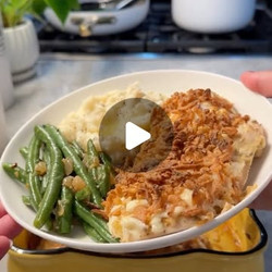 Crispy Onion Dijon Chicken