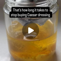 Caesar Dressing (one Jar, 19 Seconds)