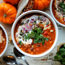 Soy Chorizo And Pumpkin Chili (vegan)