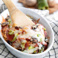 Keto Pizza Casserole Recipe