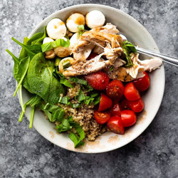 Caprese Chicken Quinoa Salad