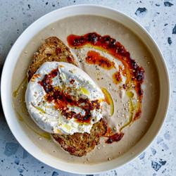 Roasted Cauliflower, Chestnut And Miso Soup — Christina Soteriou