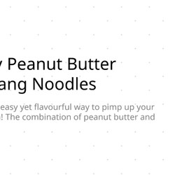 Creamy Peanut Butter Gochujang Noodles