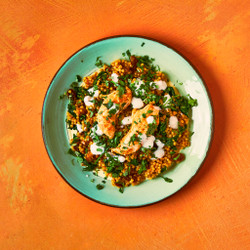 Tandoori Chicken With Curried Giant Couscous