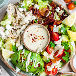 Blta Salad Bowls + Creamy Dairy-free Caesar Dressing