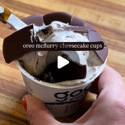 Oreo Mcflurry Cheesecake Cups