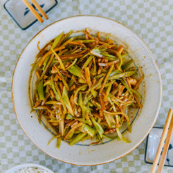 Broccoli Stem Stir-fry