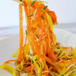 Shaved Carrot Salad (viral Recipe)