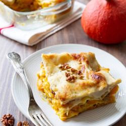 Lasagnes Au Potimarron Et Noix