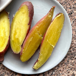Steamed Sweet Potatoes