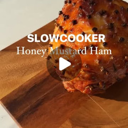 Slowcooker Honey Mustard Ham (cooked In Cola)