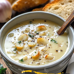 Country French Garlic Soup