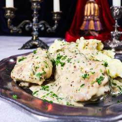 Rabbit With Mustard Sauce